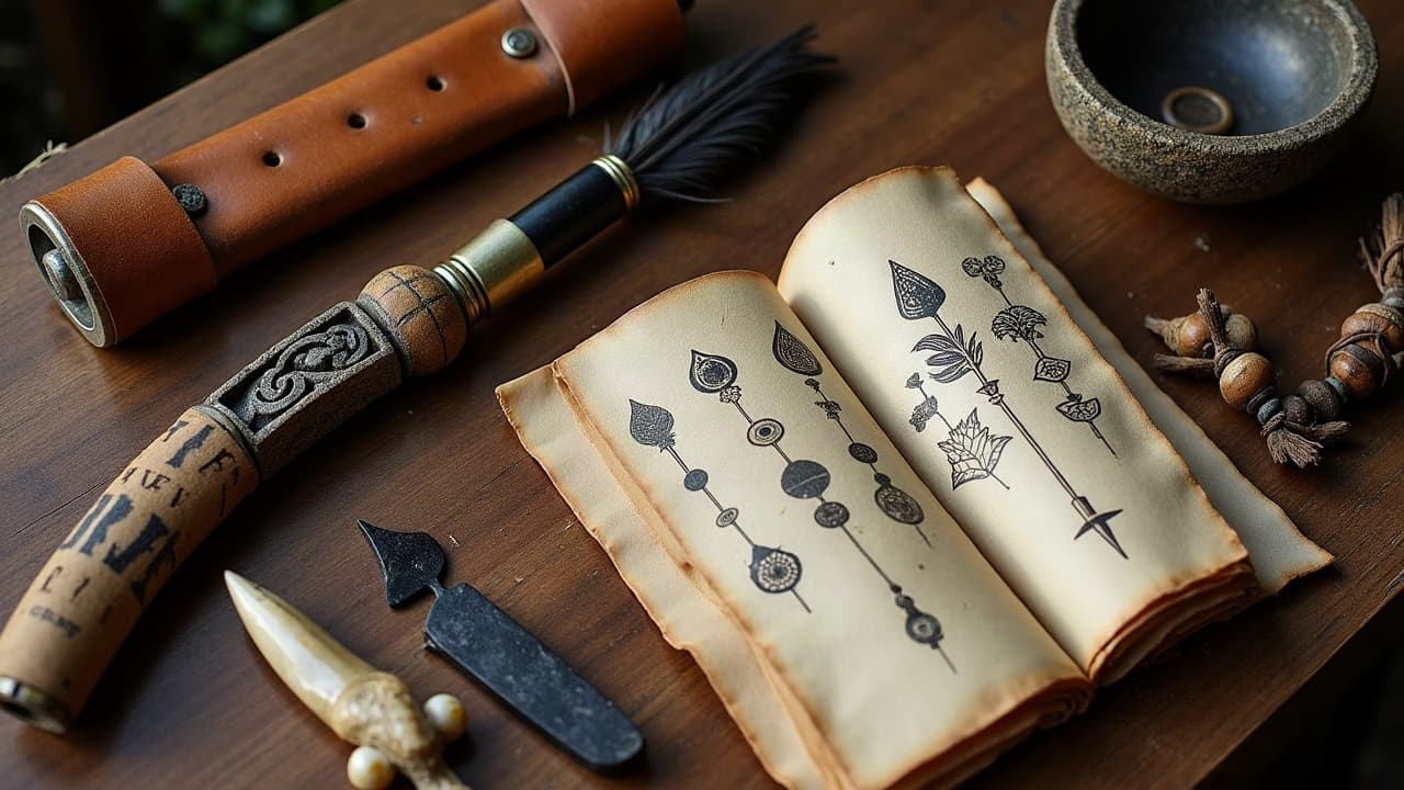 Historical Tattoos in Warriors: Symbolism, Rites, and Identity