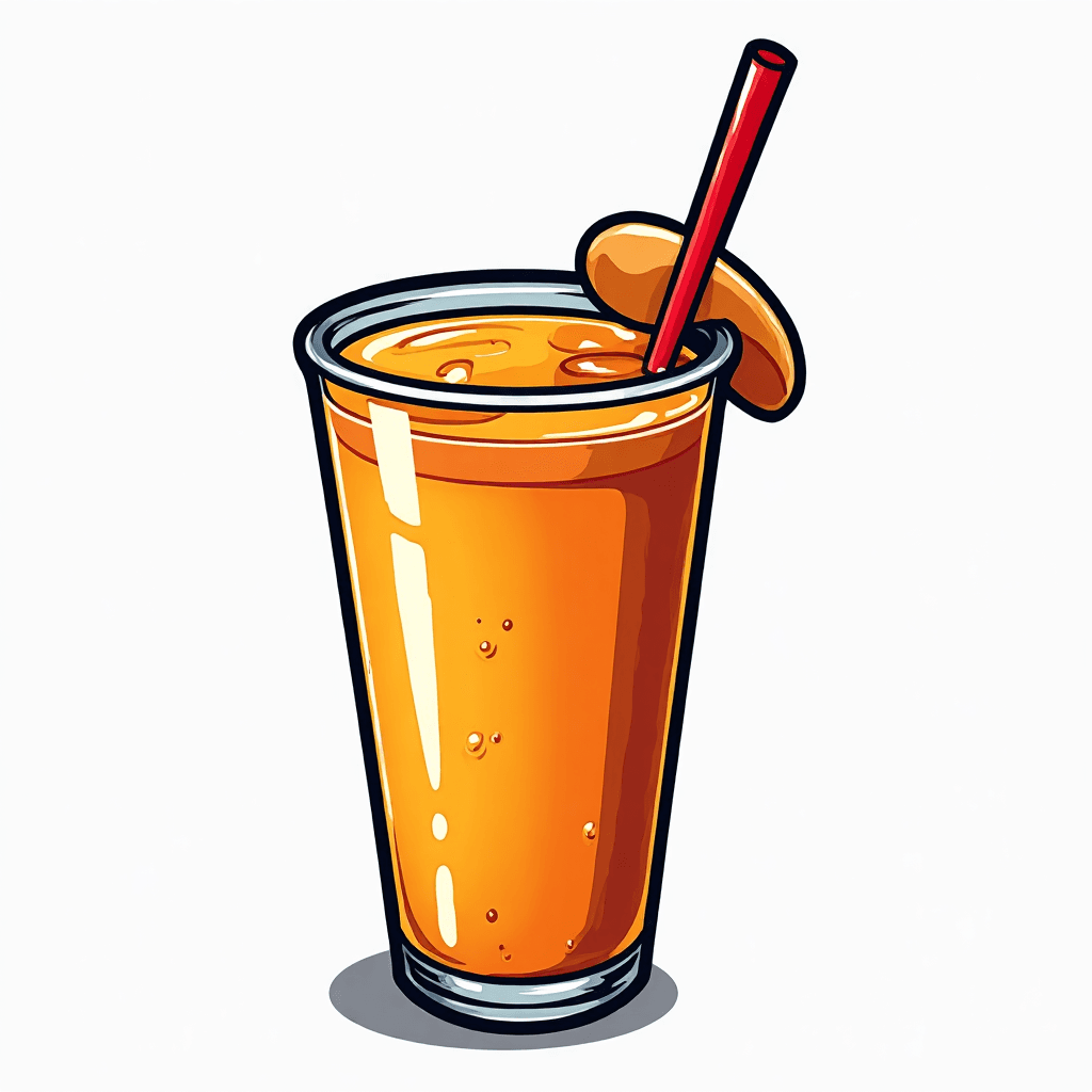 jamaican bag juice with a jamaican patty