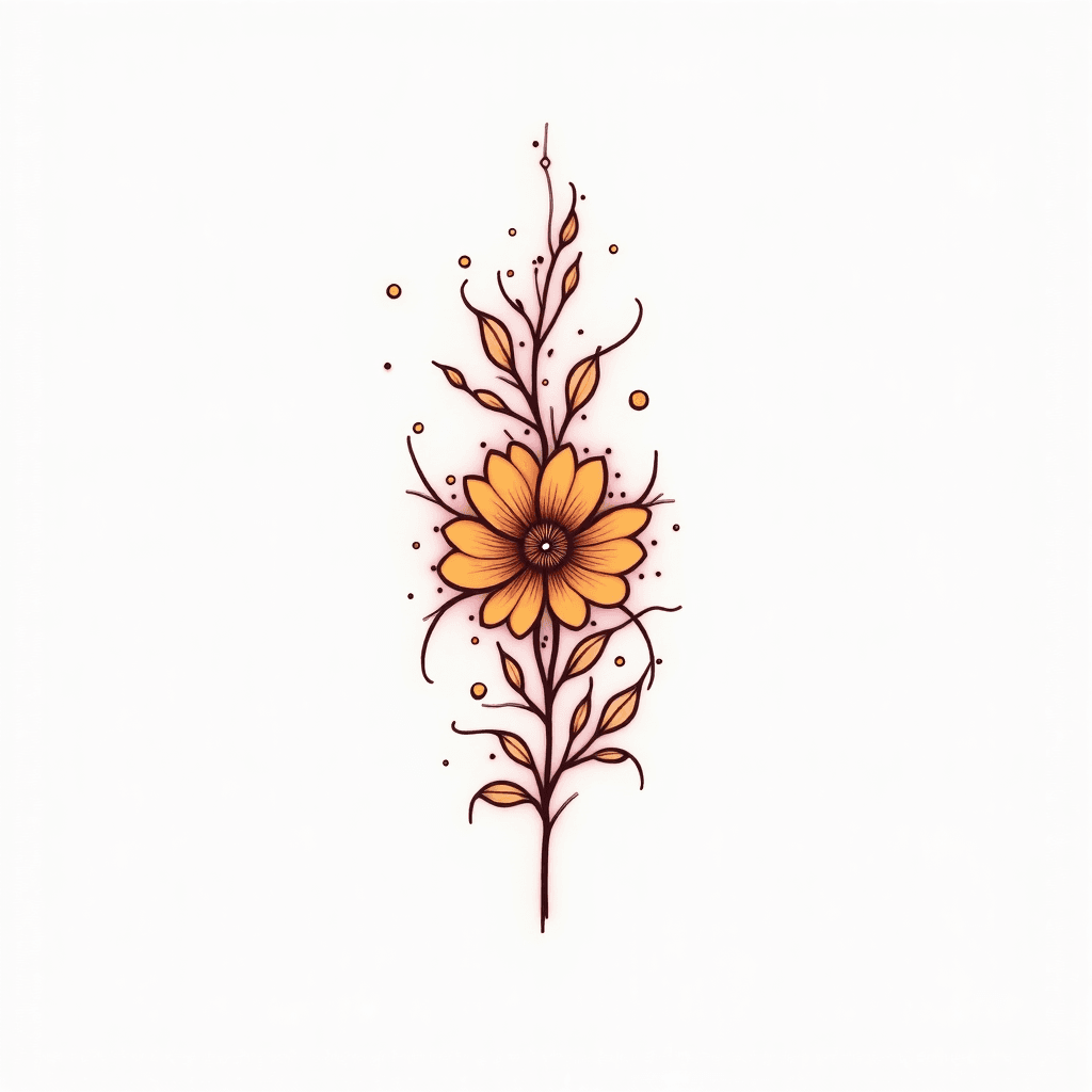 Design a minimalist tattoo design of my wife name ...