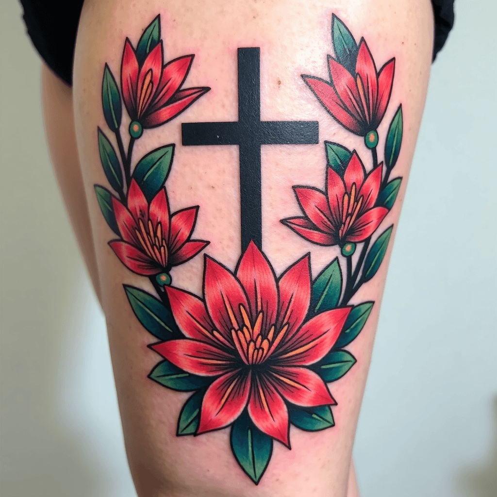 Plumeria Flowers and Lotus Flowers floating across…