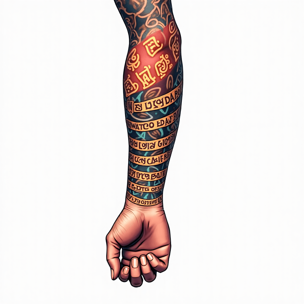 make a tattoo for my forarm with runes... i like r…