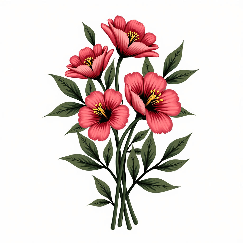 Birth flowers in bouquet january, april, july, aug…