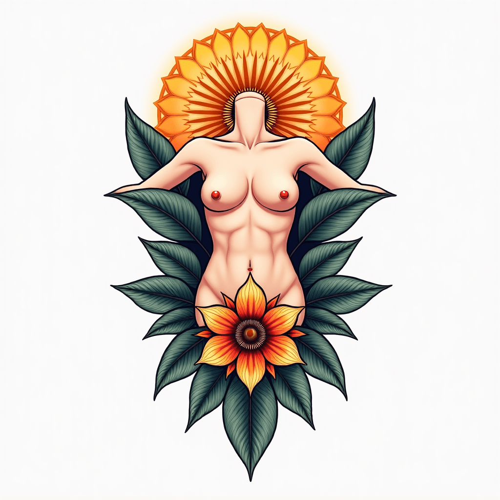 I would like a spiritual chest piece to cover full…