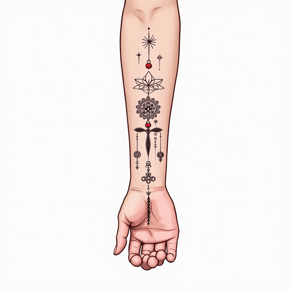 I'm really into esoteric and spiritual fine line t…