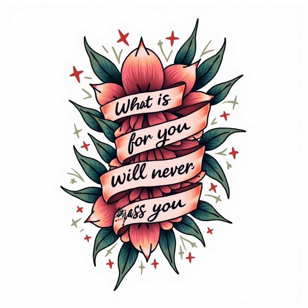 What is for you will never pass you by