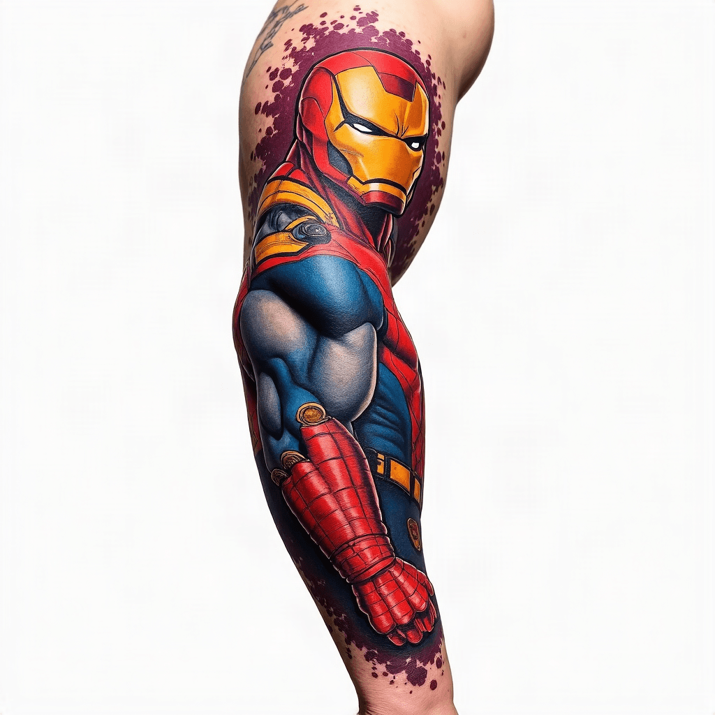 Marvel half sleeve