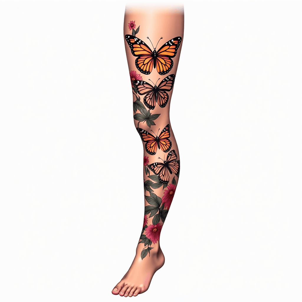 Cover up for a large piece on my leg floral butter…