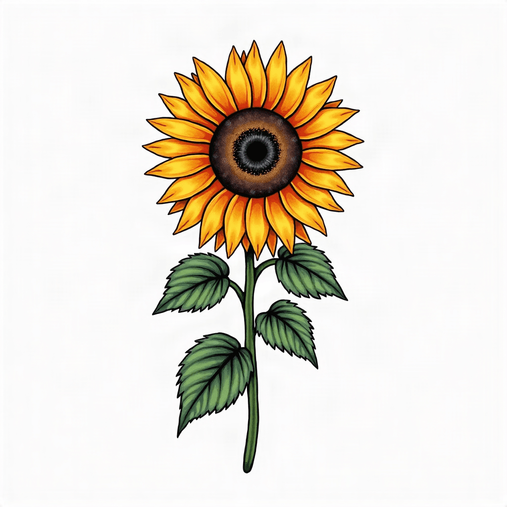 Add a sunflower to my existing tattoo