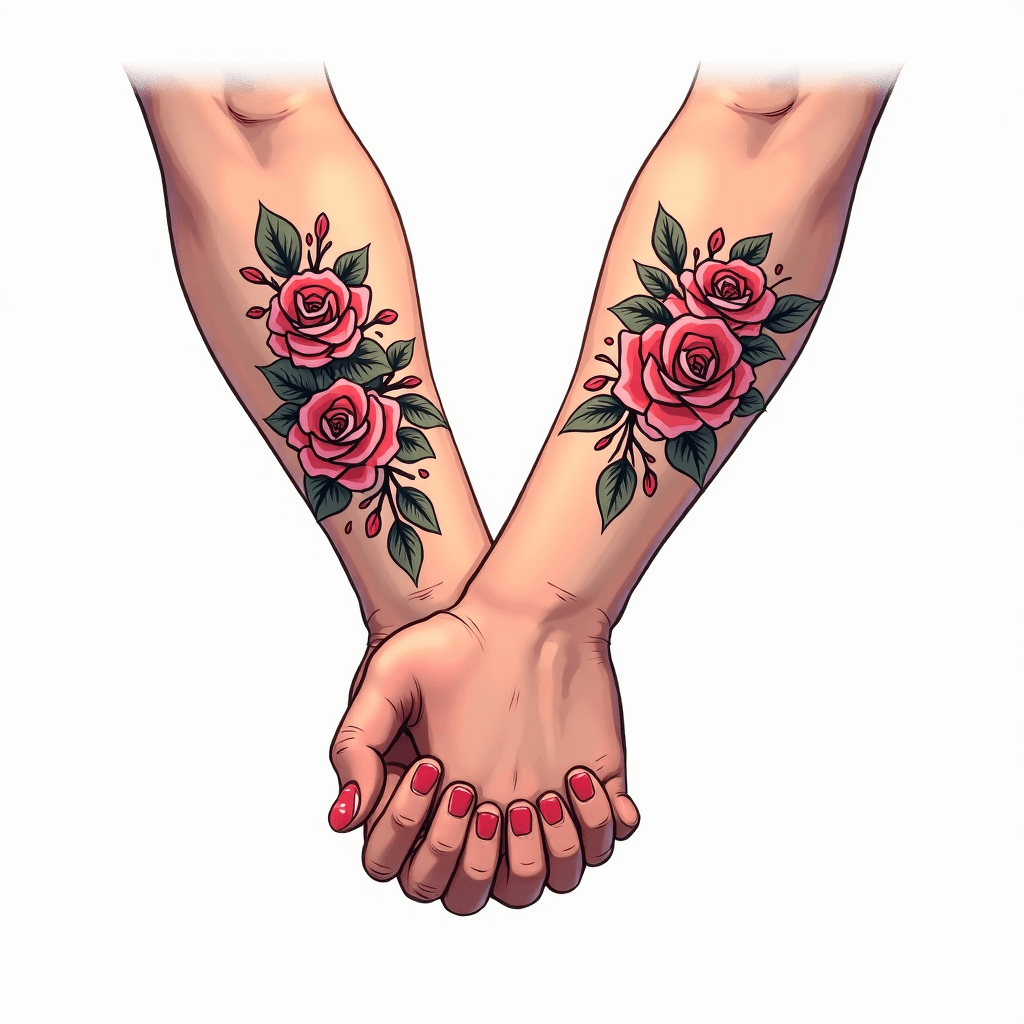 Create a matching tattoo for brother and sister th…