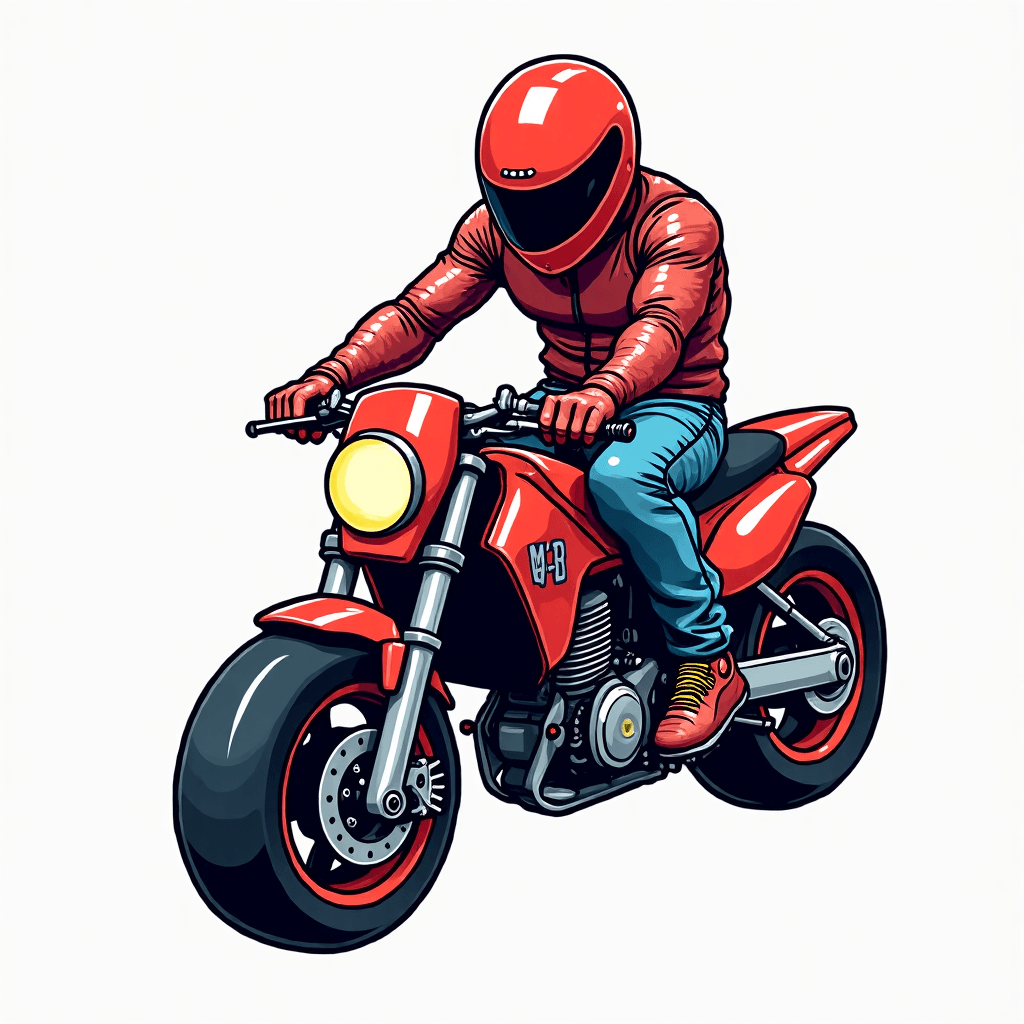 8 bit video game excitebike
