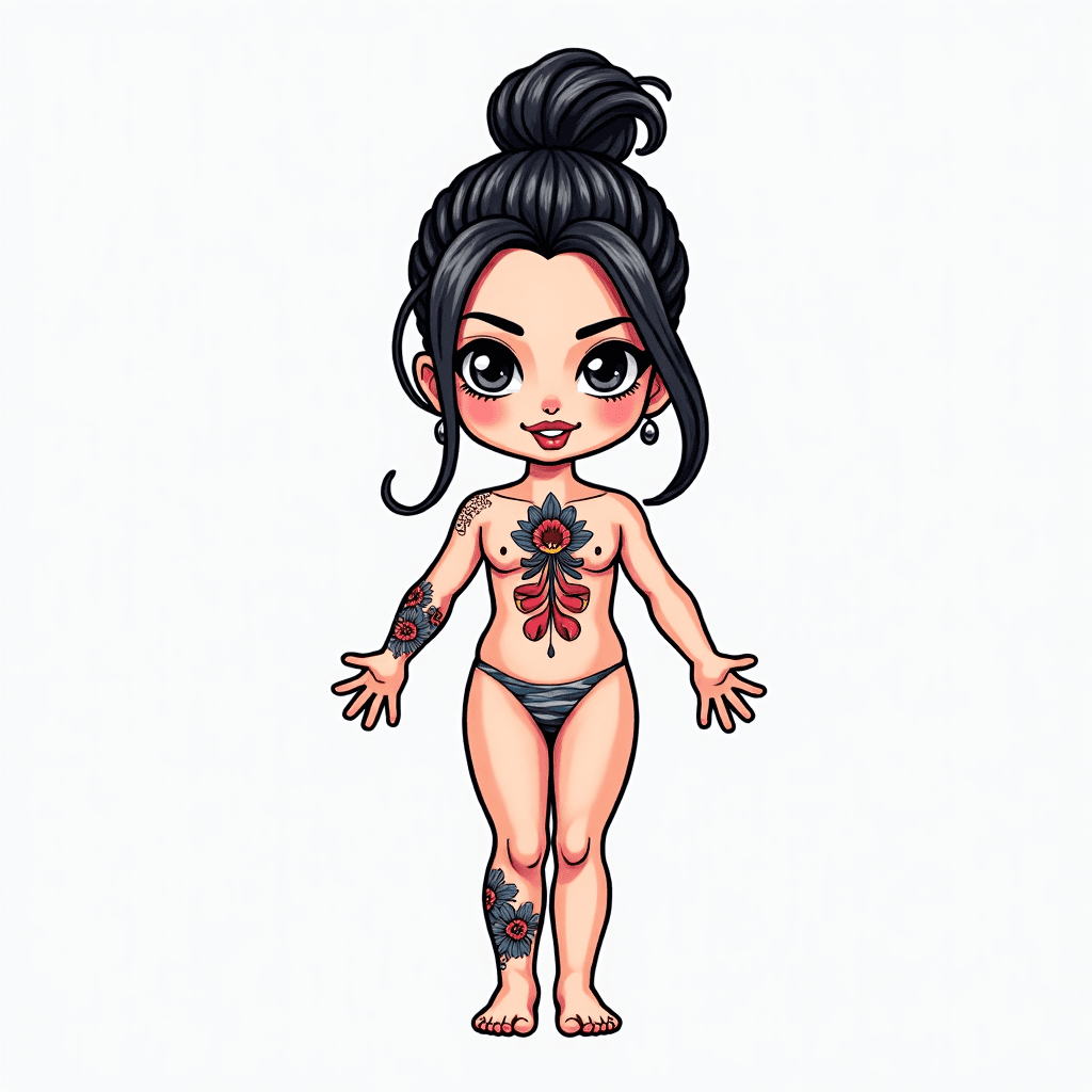 tattoo design using " JJ MATCH AERO DOLLS " as a g…