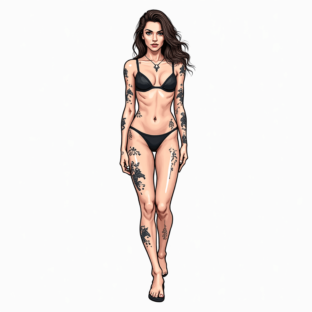 tattoo design using " JJ MATCH Arrow DOLLS " as a …