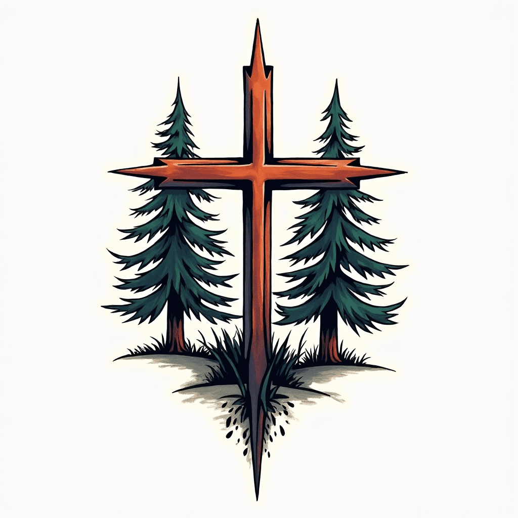 Trees and cross