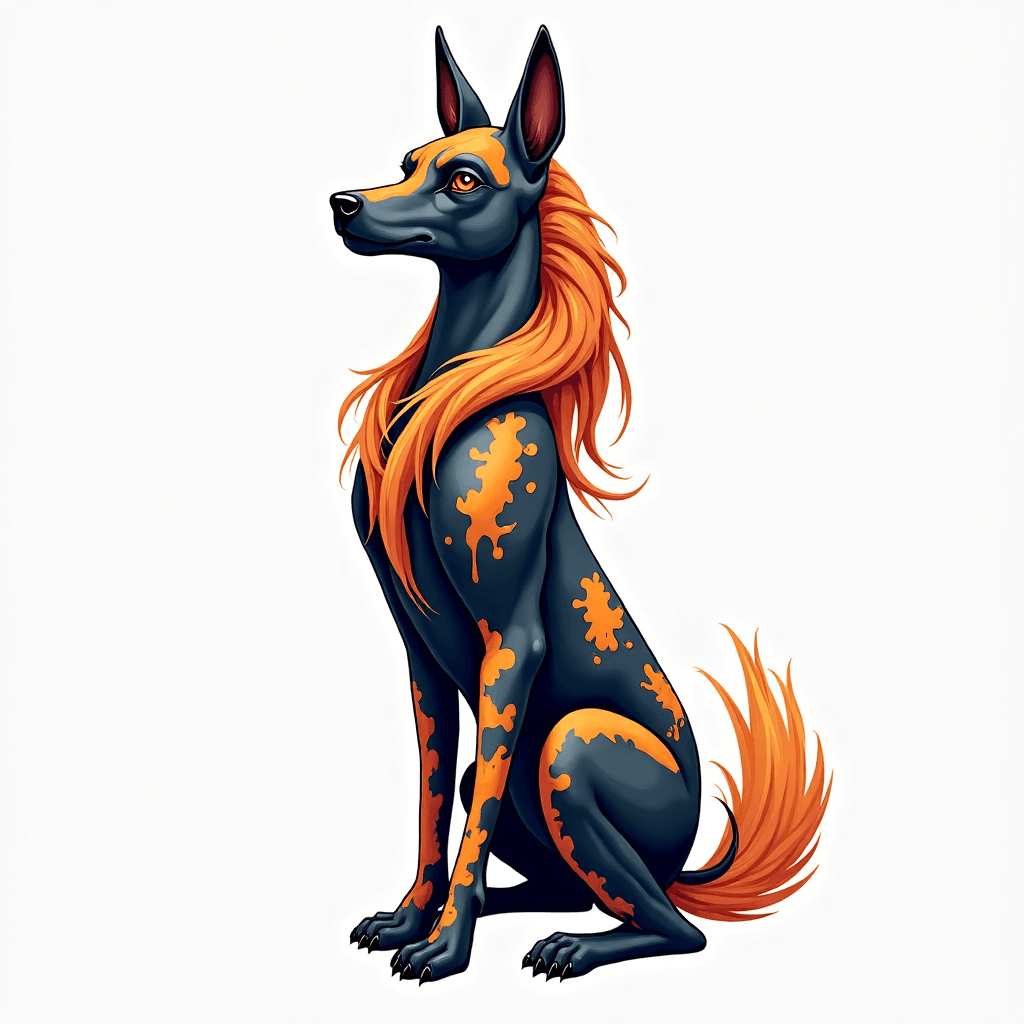 Egyptian god Anubis