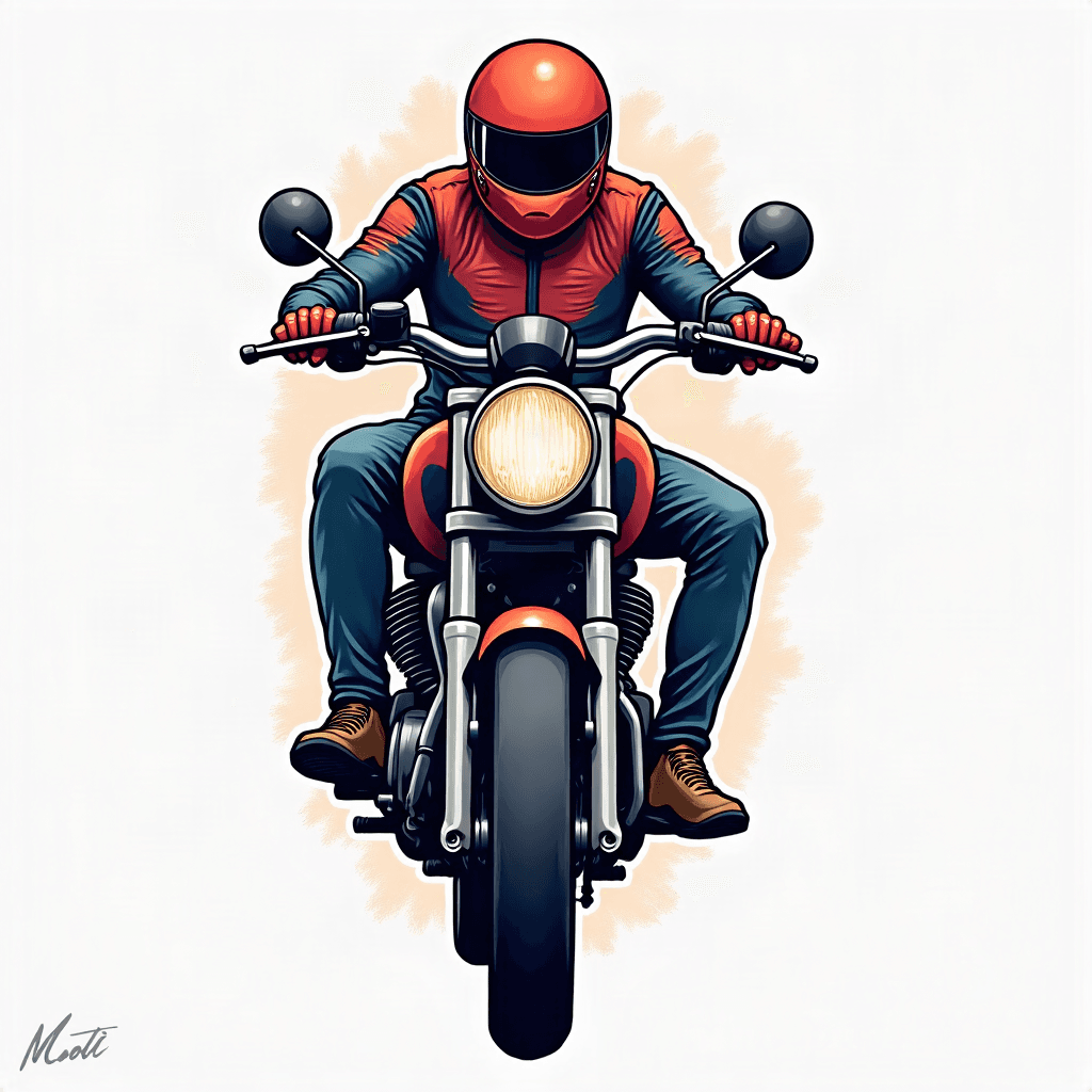 Tatuaje de motor con su piloto q sea moderno con a…