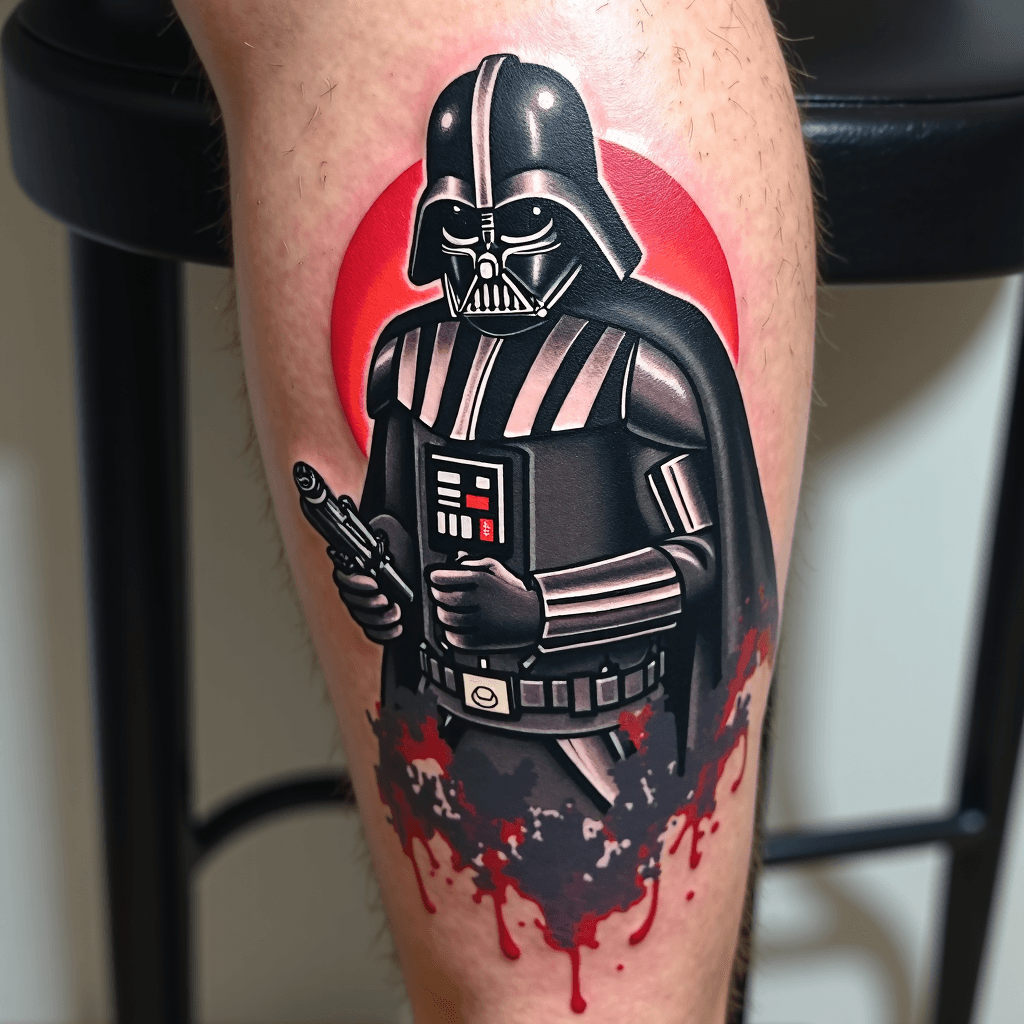 Star Wars traditional style, medium lines weights …