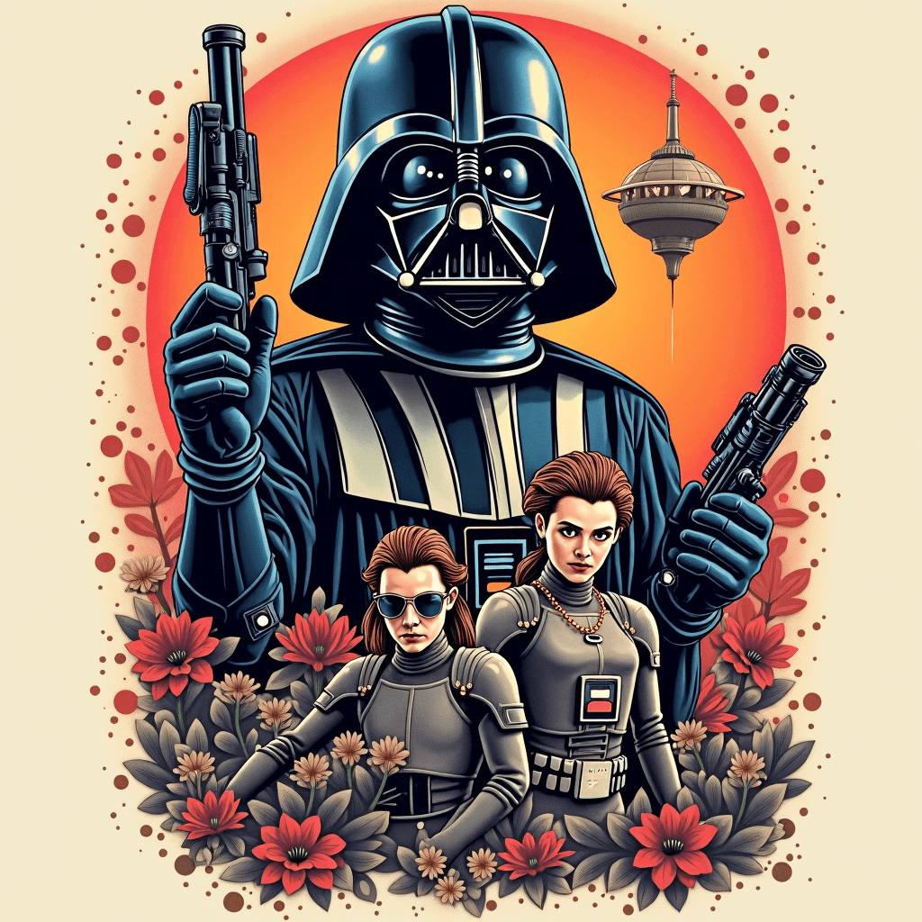 Star Wars flash sheet traditional style