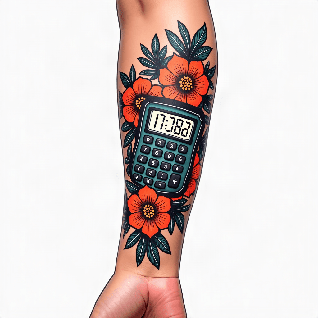 Calculadora de Preço de Tatuagem tattoo design