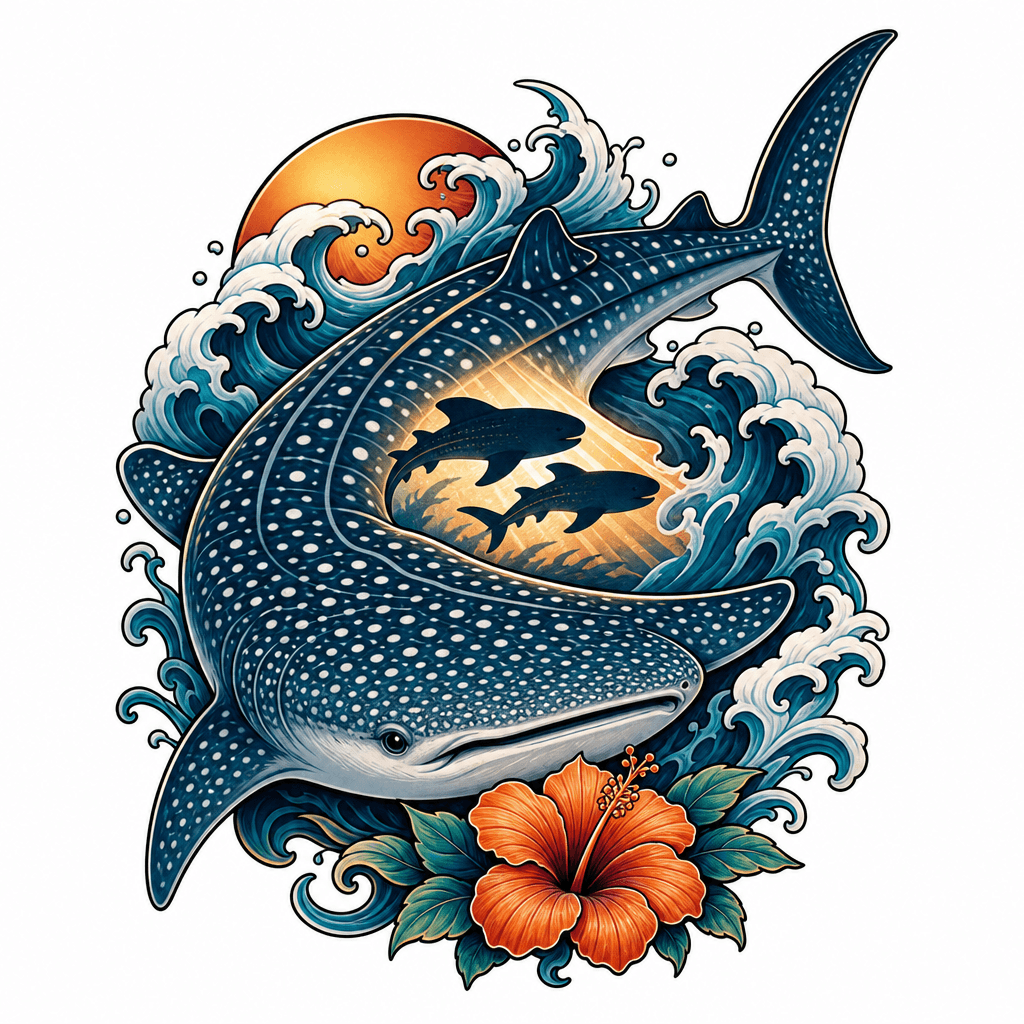 Strength, family, love in a whale shark