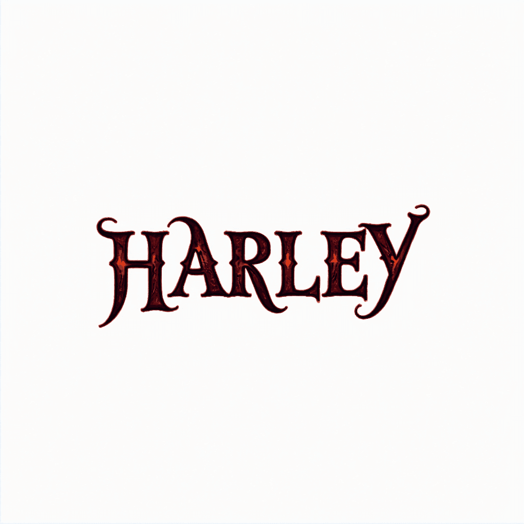 the name "HARLEY" in runes