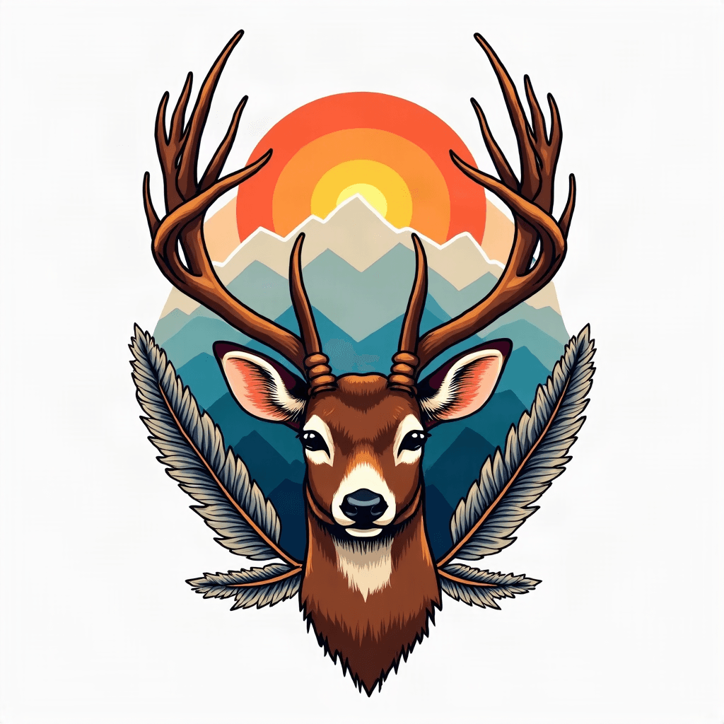 Indian arrowheads, whitetail bucks, antlers, turke...