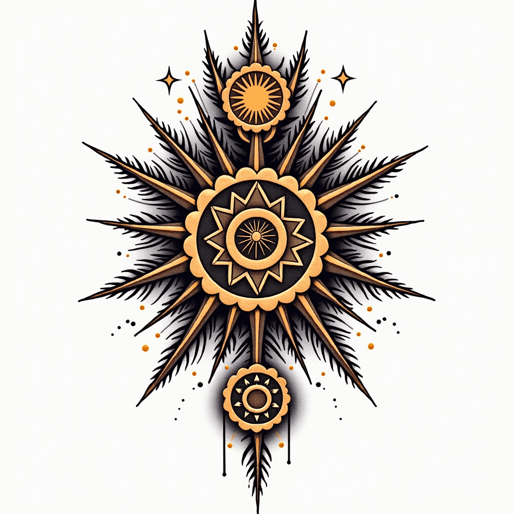 Sacred geometry and incorporated tantric symbols a…