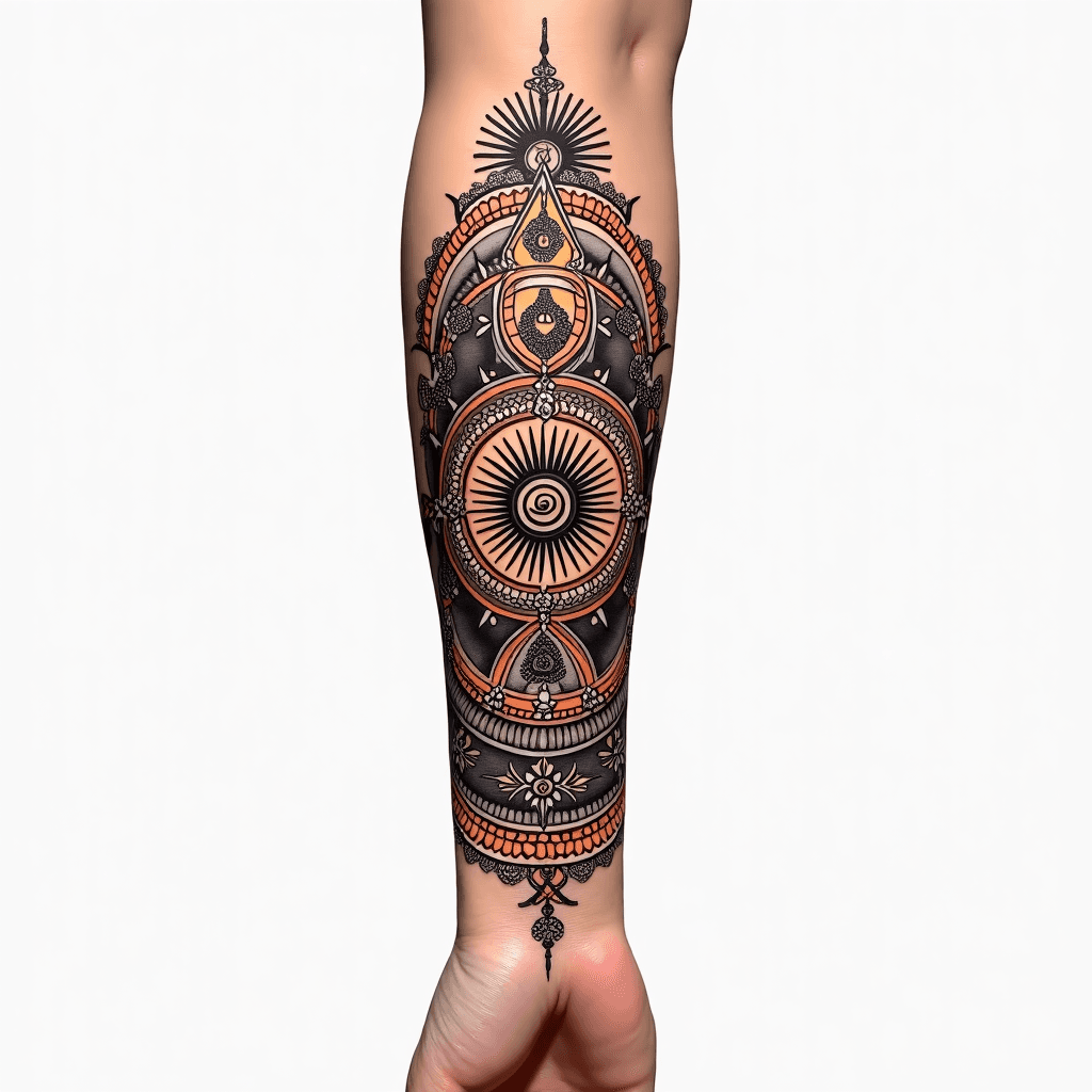 Sacred geometry and incorporated tantric symbols a…