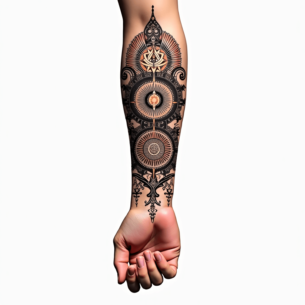 Sacred geometry and incorporated tantric symbols a…