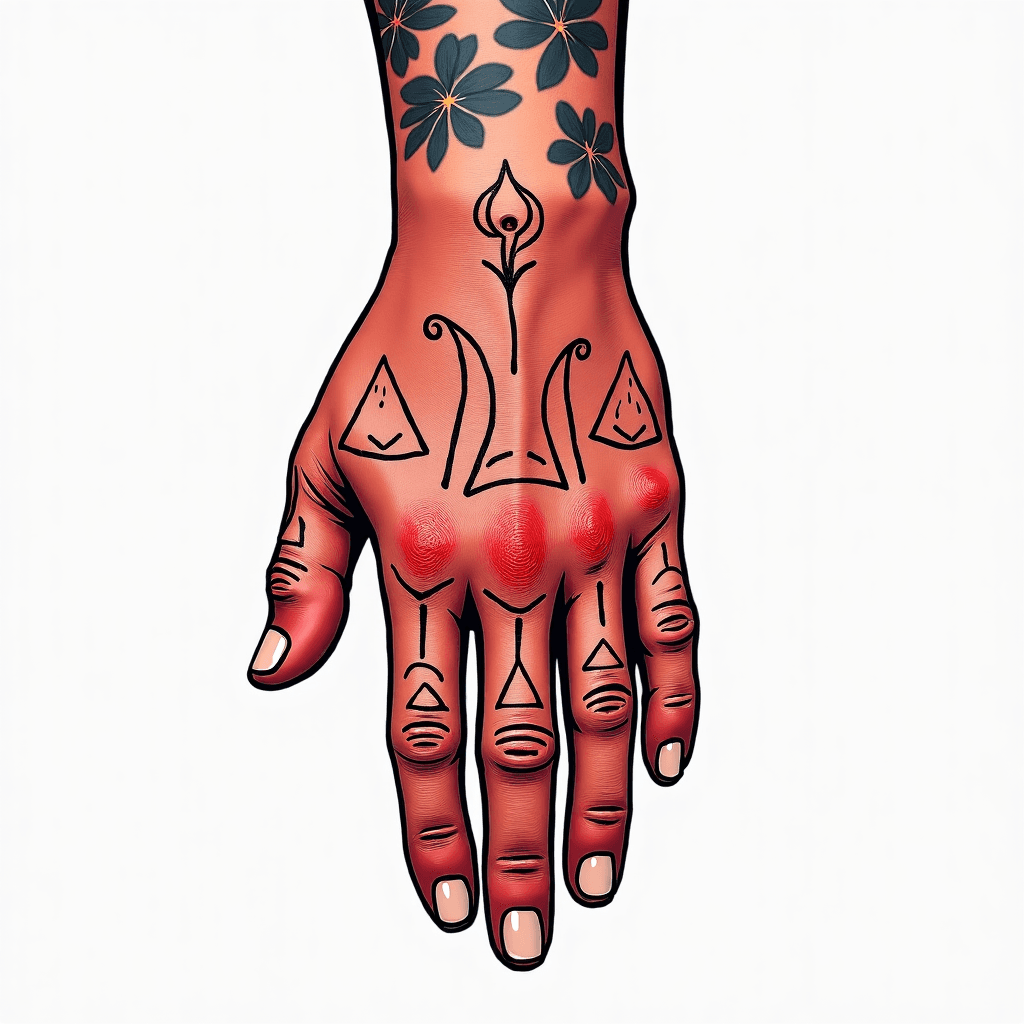 BGPussi bindrune for fingers