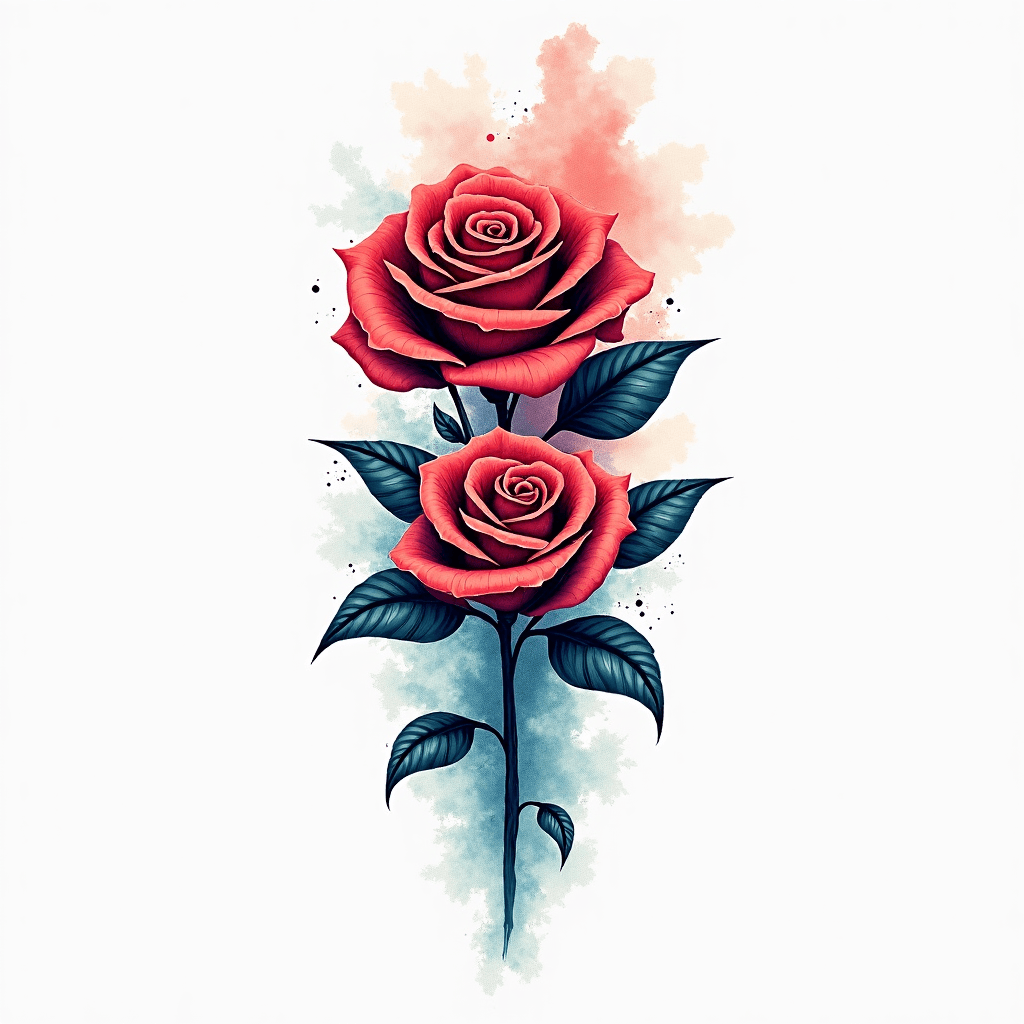Water ink con poco colore