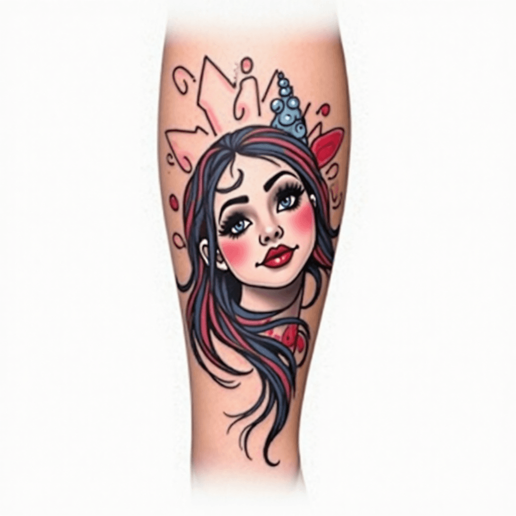 i want it to cover up my tattoo