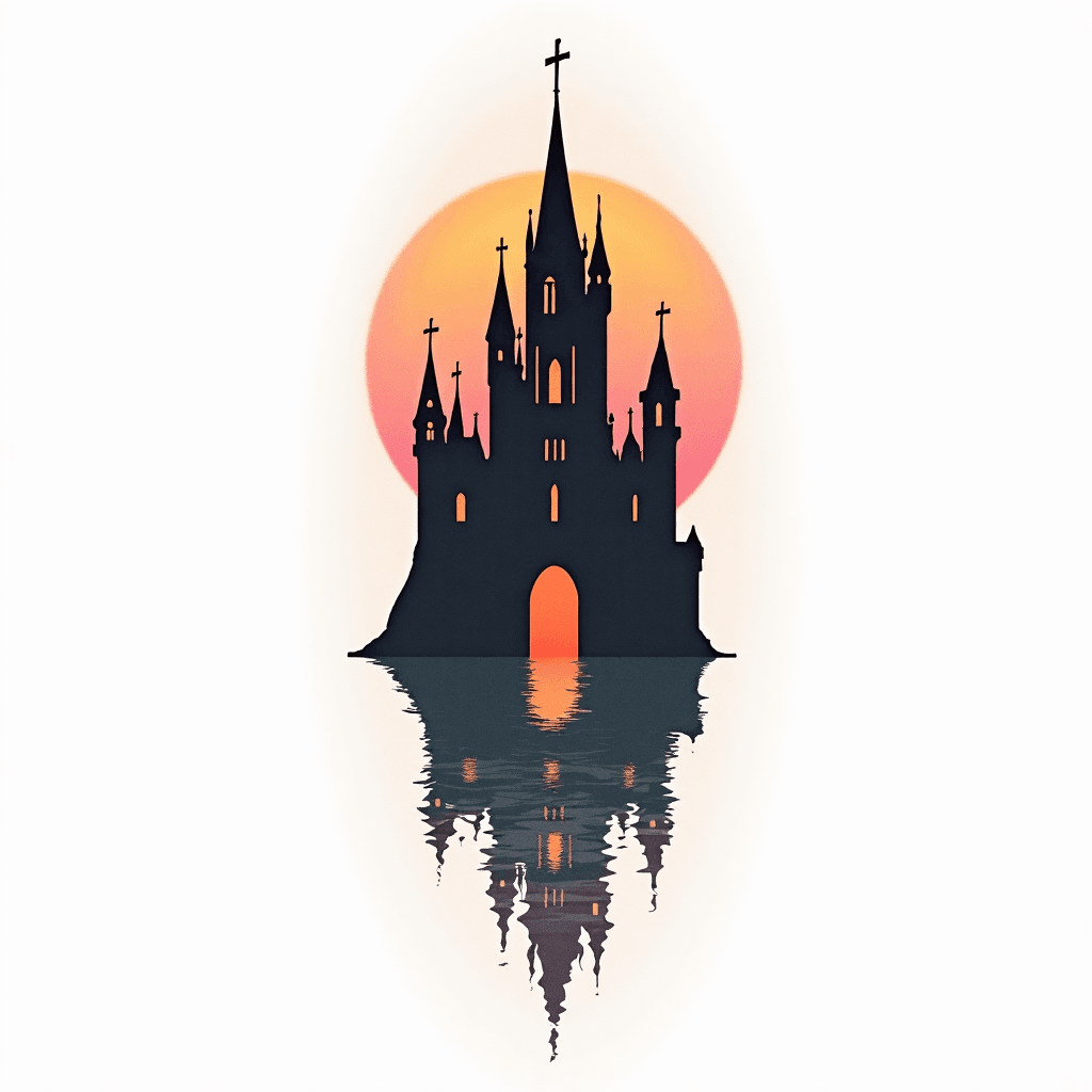 A tattoo the reflects a castle from the ACTOR book…