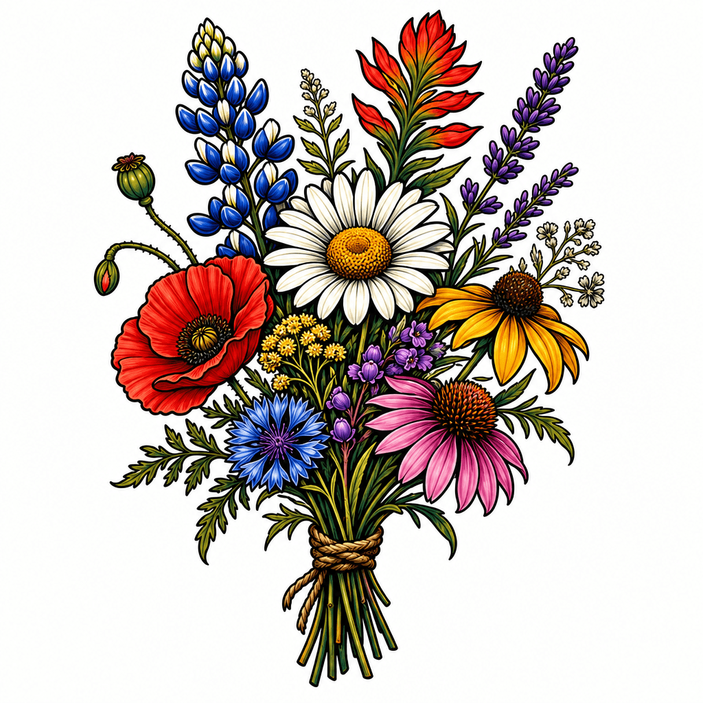 Wildflower bouquet