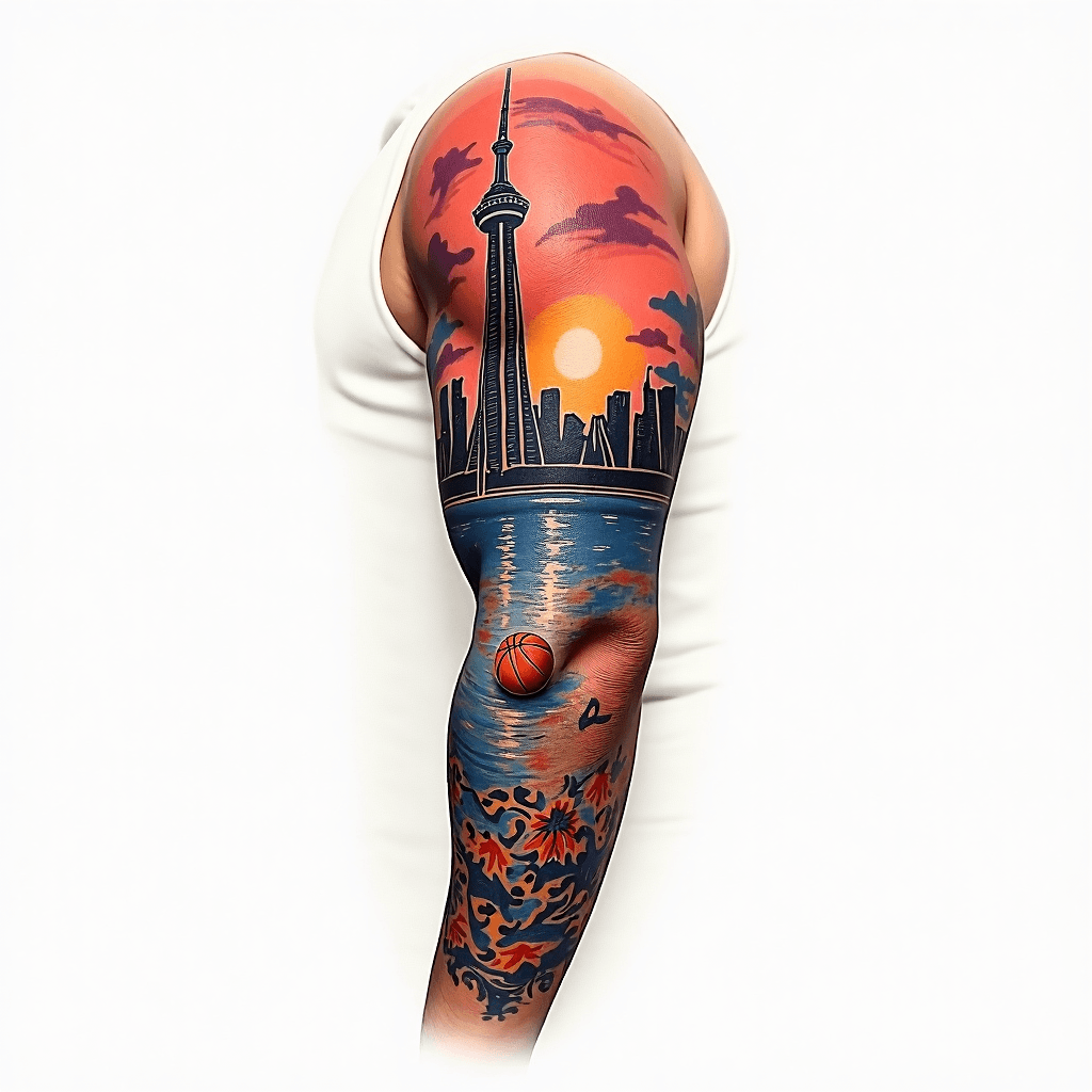 Give me tattoo sleeve on my left are with this ide…