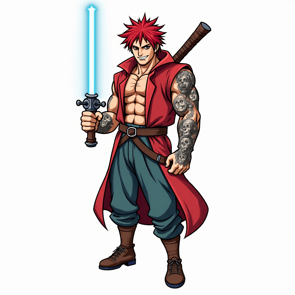 disegna un grogu jedi mandaloriano con addosso i s…