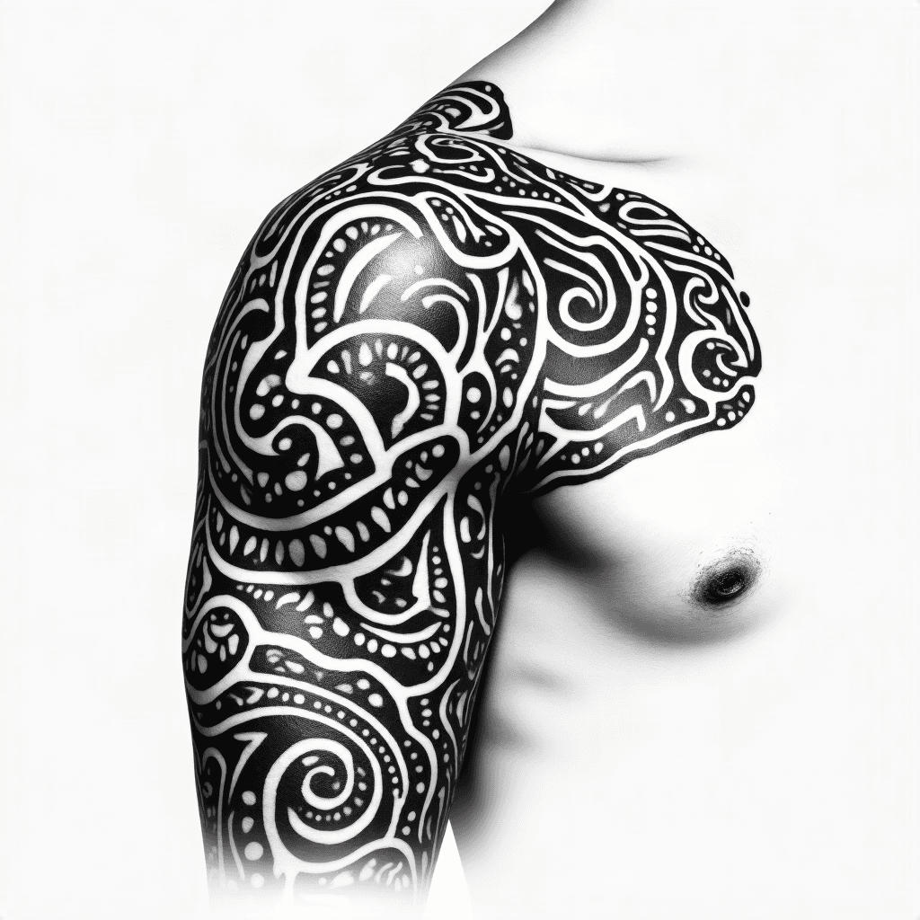 Maori shoulder piece