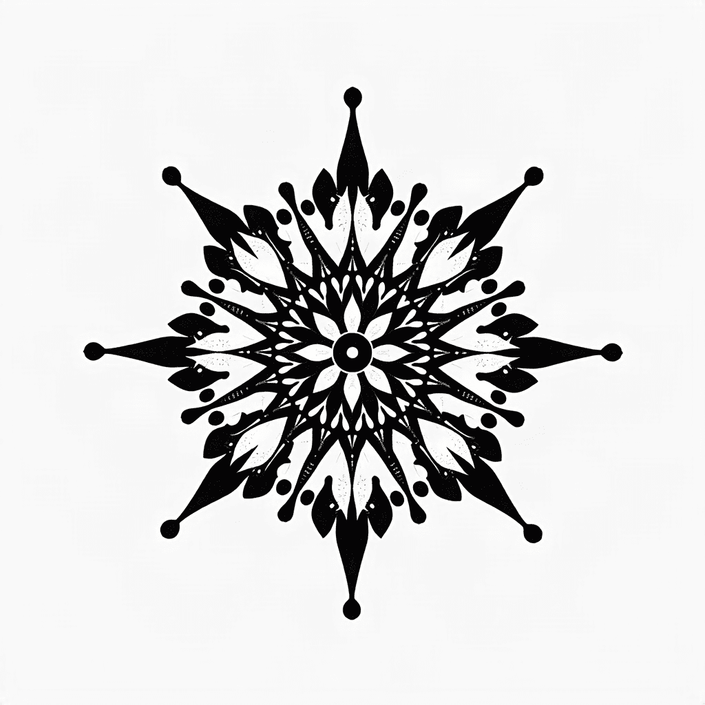 Dotwork mandala