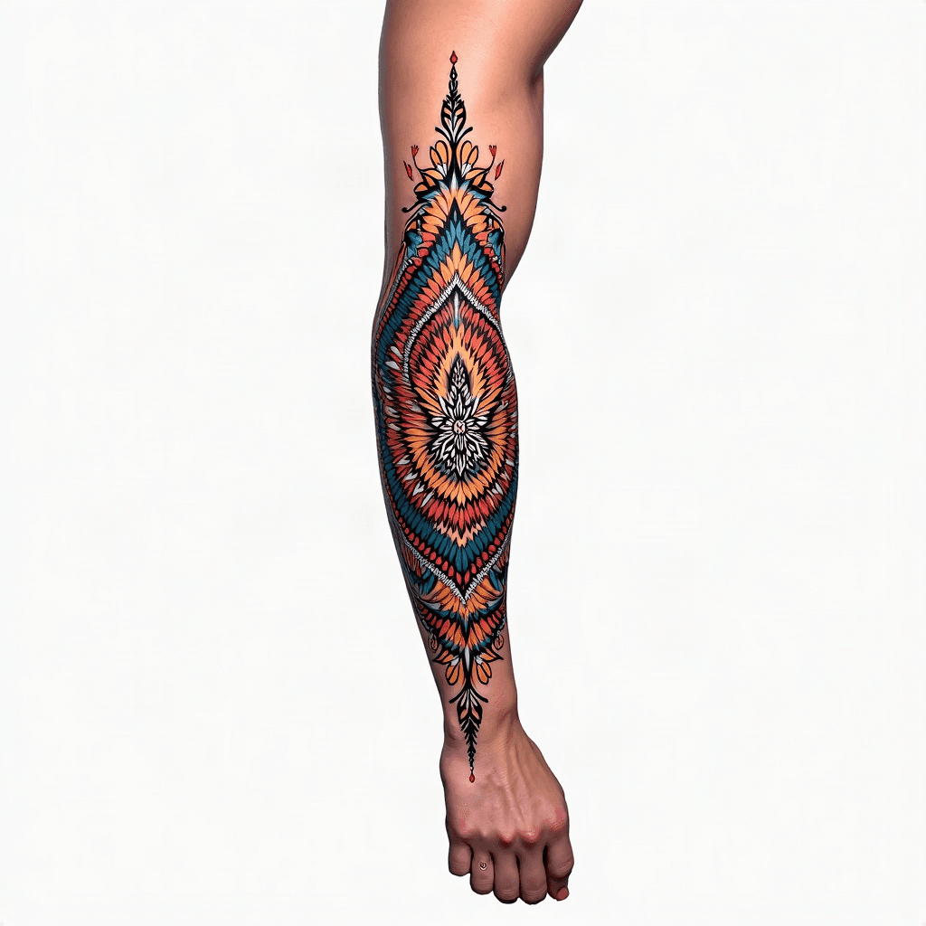 Geometric mandala sleeve