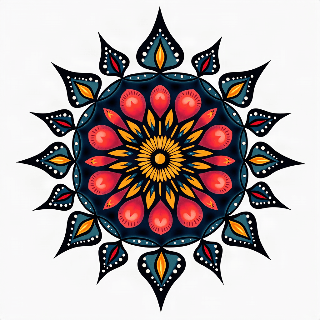 Dotwork mandala