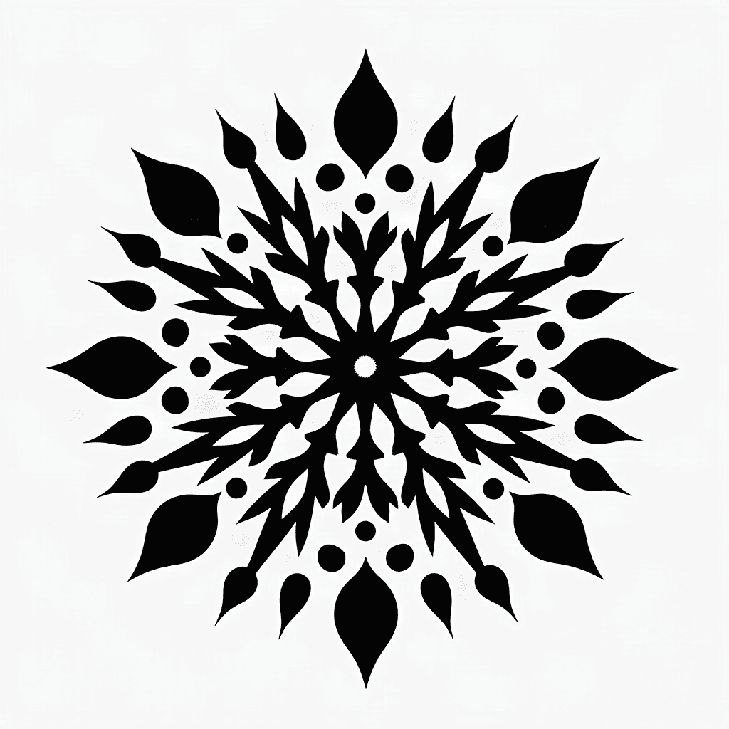 Dotwork mandala