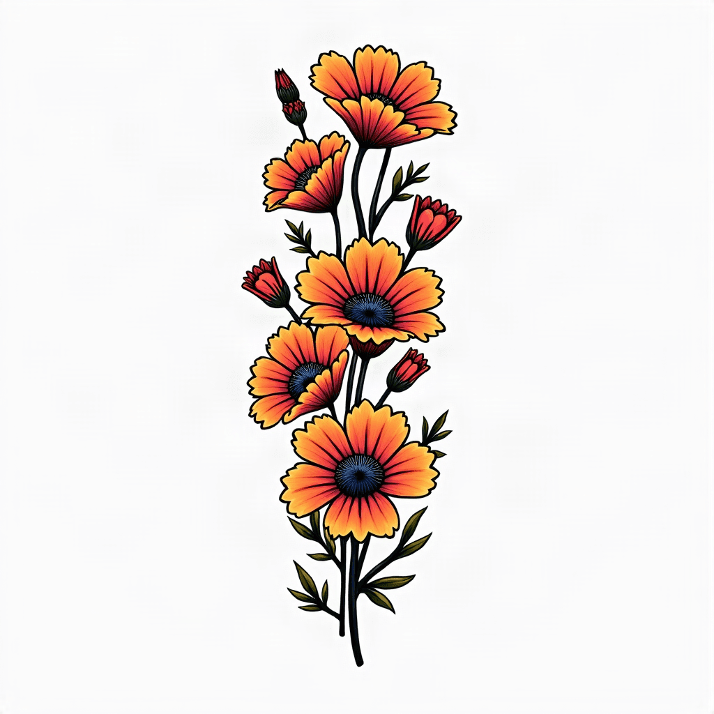 Wildflower sleeve