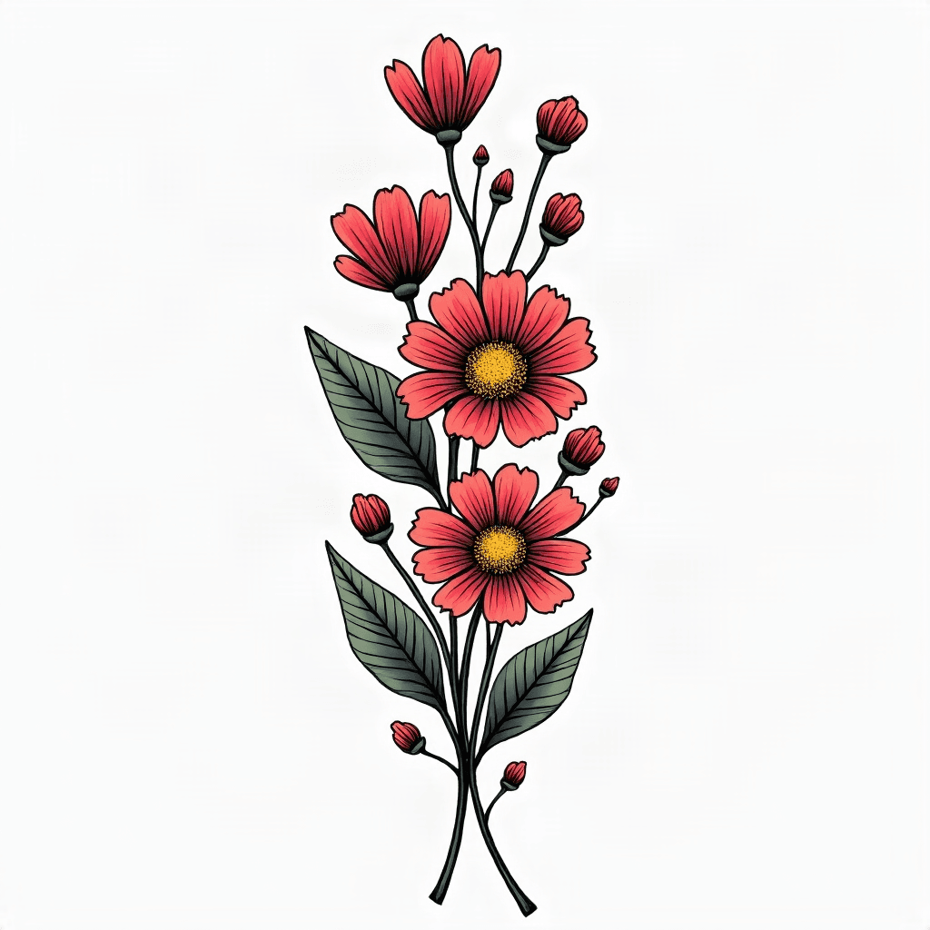 Wildflower sleeve