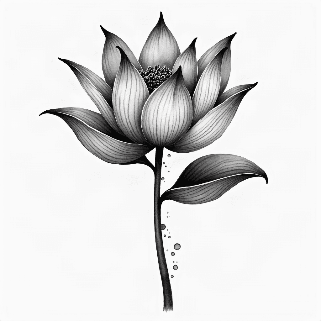 Lotus with water