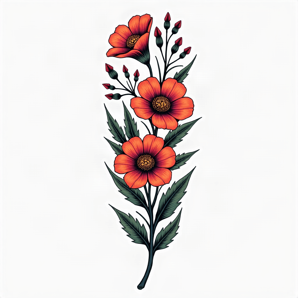 Wildflower sleeve