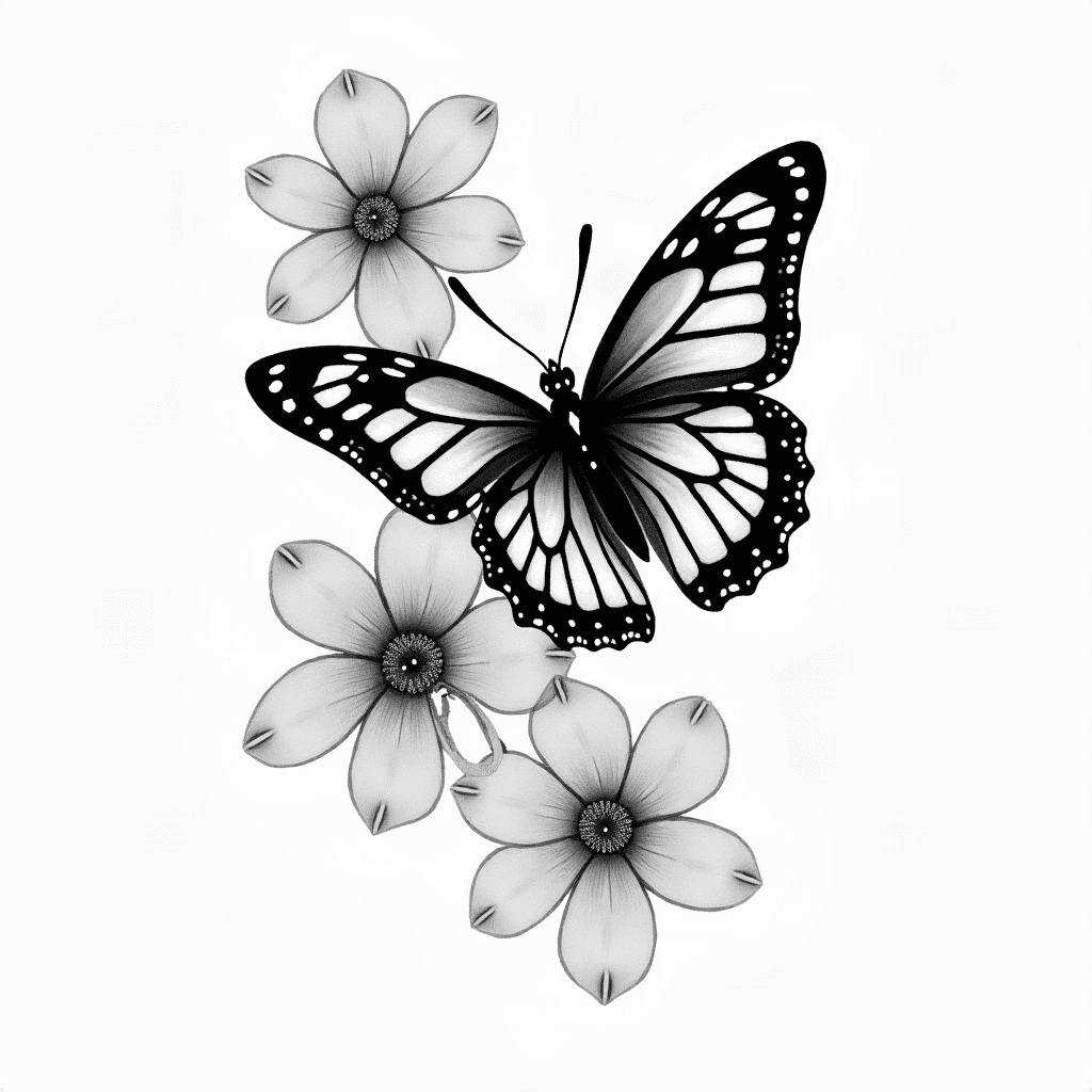 Butterfly on flower