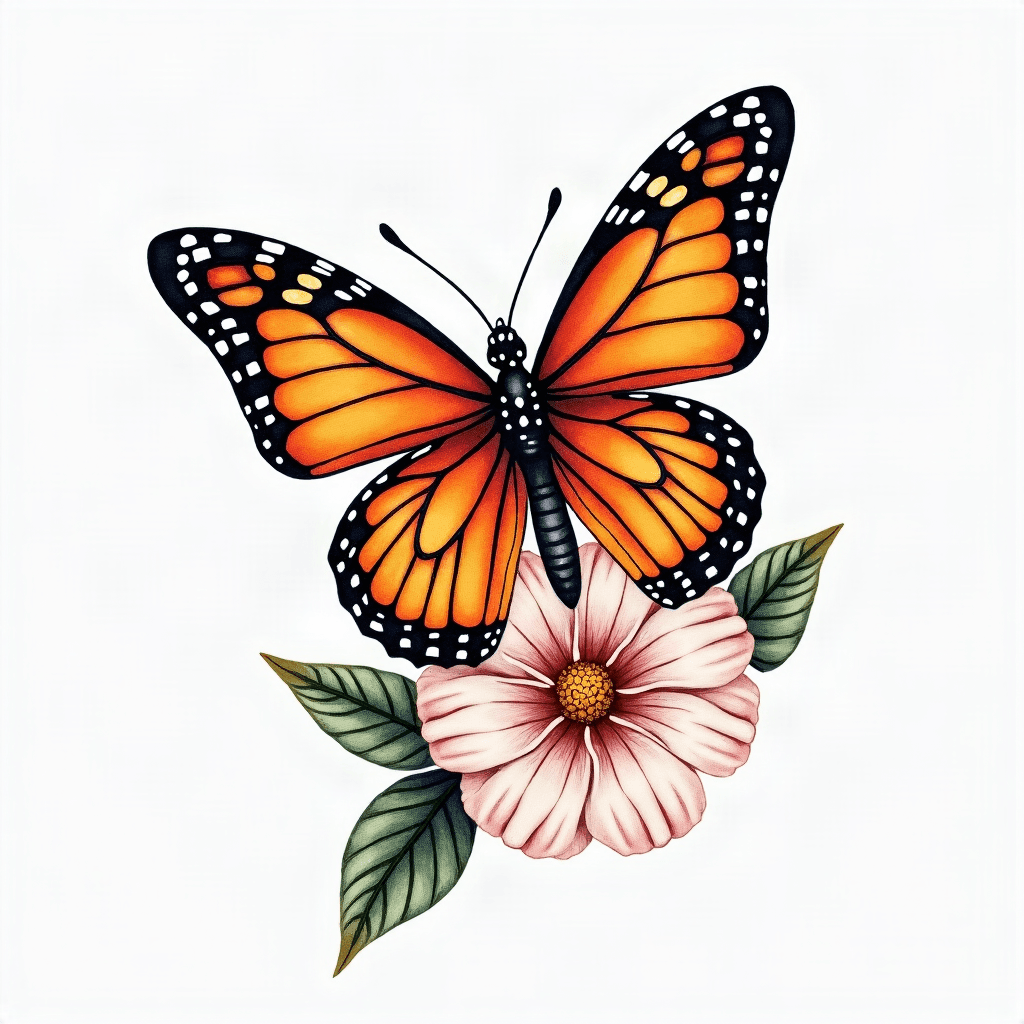Butterfly on flower