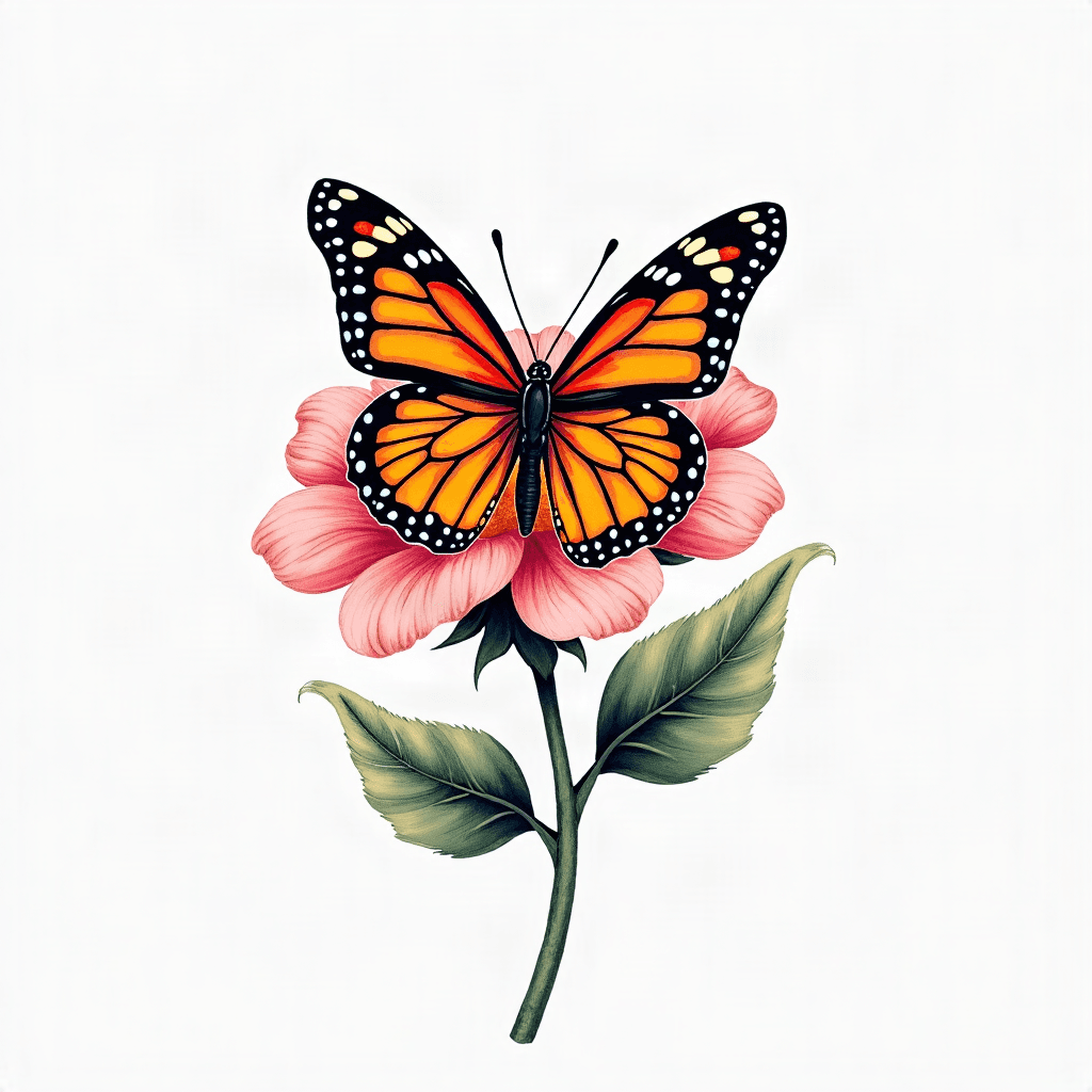 Butterfly on flower
