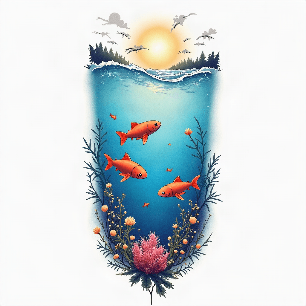 Underwater scene