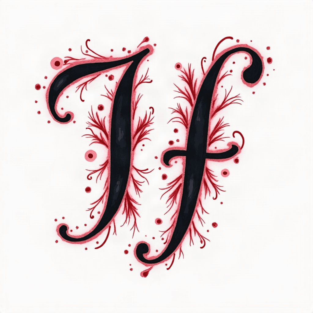 Couple initials