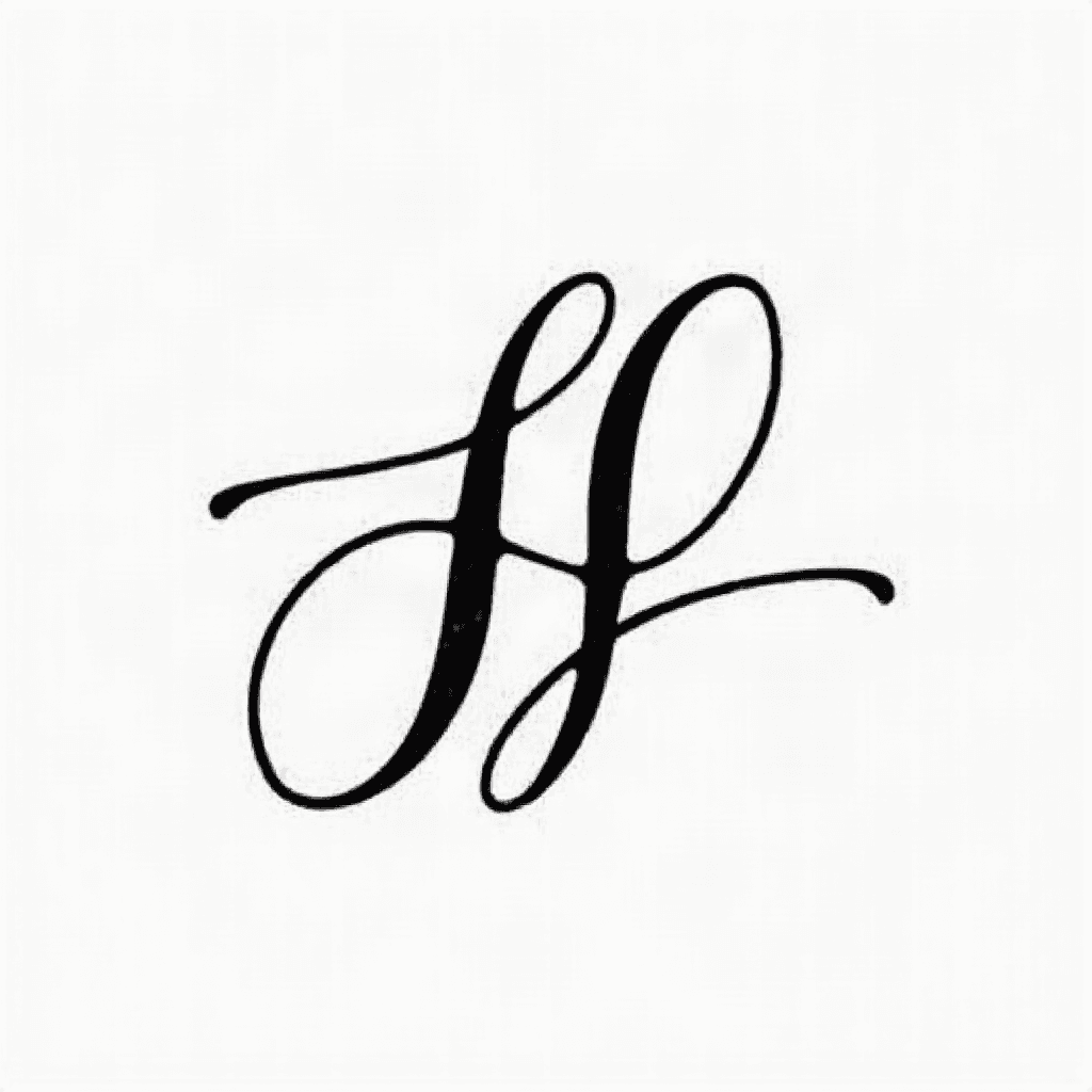 Couple initials